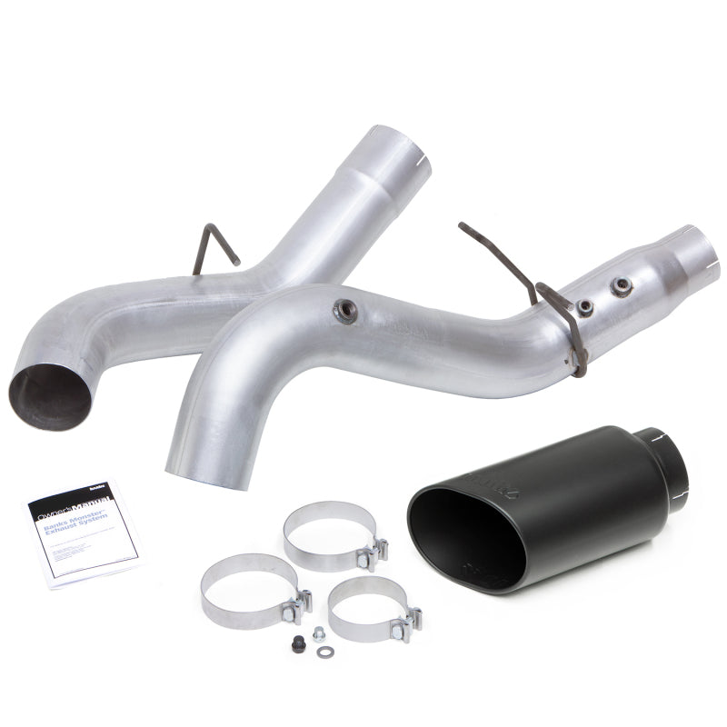 Banks Power 20-21 Chevy/GMC 2500/3500 6.6L Monster Exhaust System - Black Tip Catback Banks Power