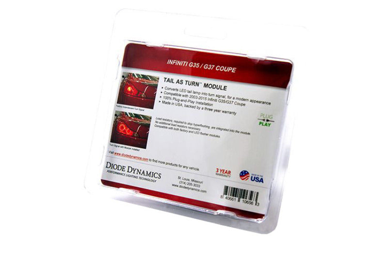 Diode Dynamics G35/G37 Coupe/Q60 USDM Tail as Turn Module for Infiniti (Pair) Light Accessories and Wiring Diode Dynamics