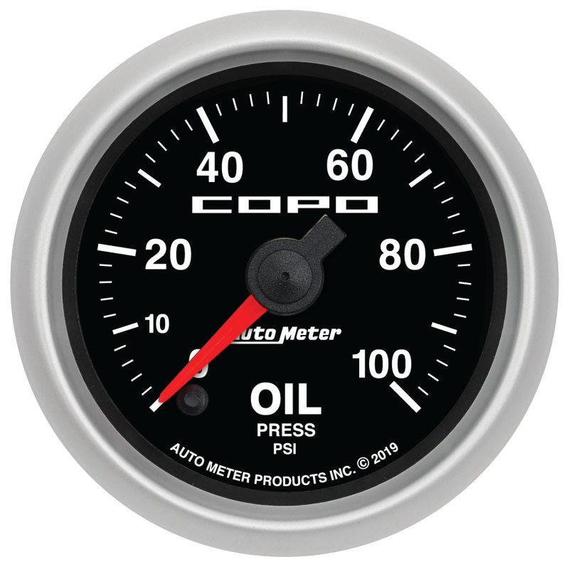 Autometer 52mm 100 PSI Digital Oil Pressure Gauge Chevrolet COPO Camaro Gauges AutoMeter