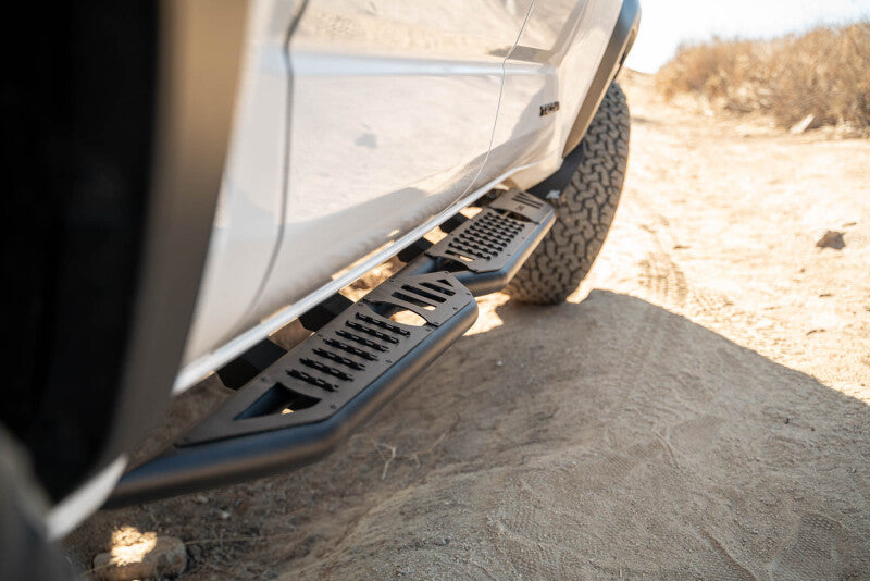 DV8 24-25 Toyota Tacoma Double Cab OE Plus Side Steps Skid Plates DV8 Offroad
