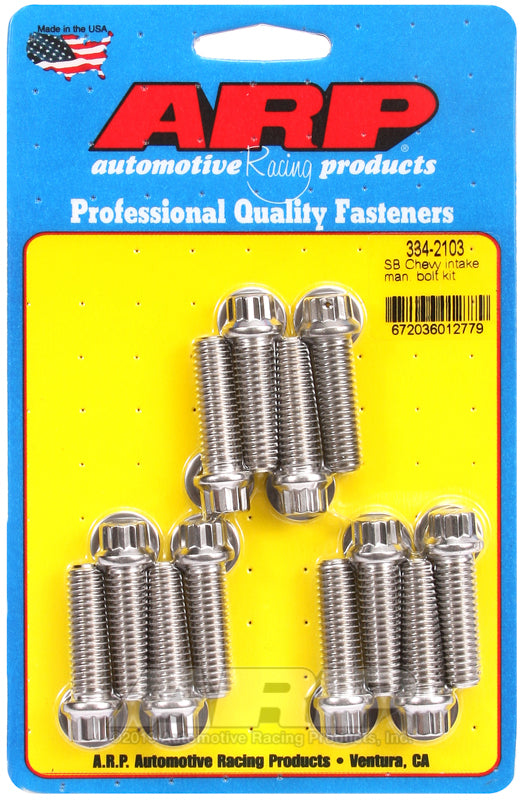 ARP SB Chevy Intake Manifold Bolt Kit Hardware Kits - Other ARP