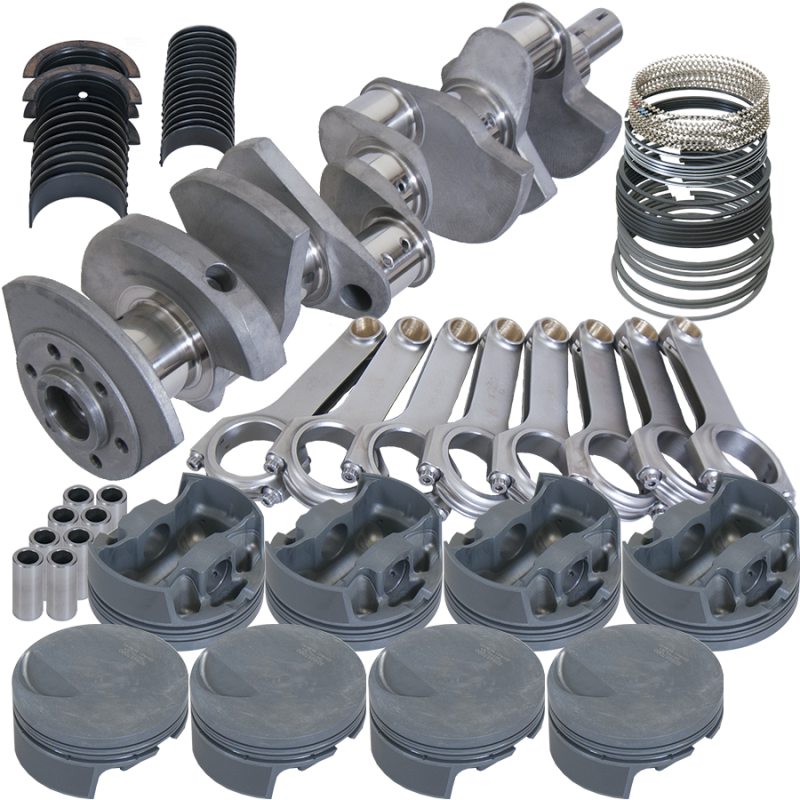 Eagle Chevy 502 4.250in Crank 6.385in H-Beam -3cc Flat Top 4.600in Pistons Rotating Assembly Rotating Assemblies Eagle