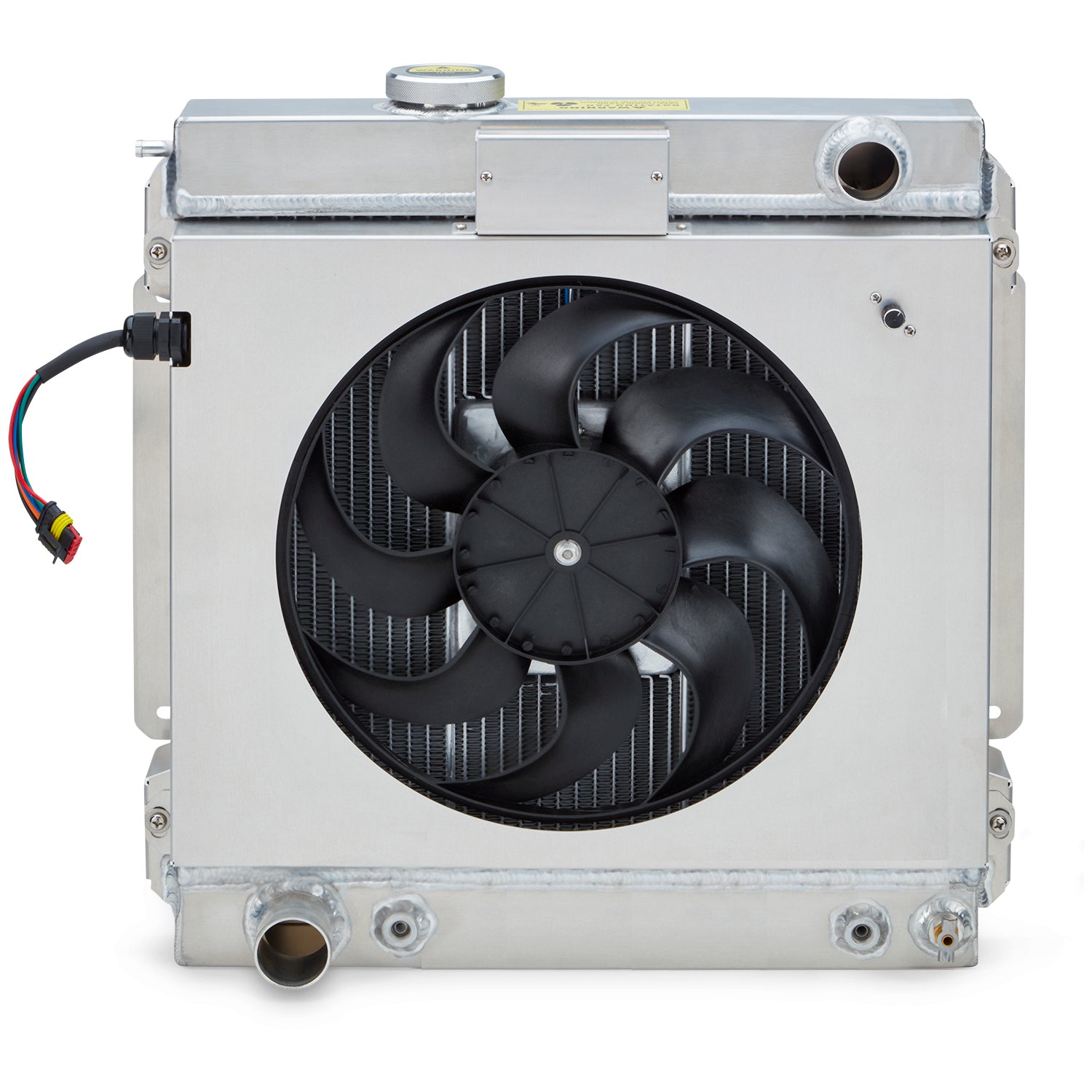 Slim Fit Radiator 64-66 Mustang Driver Outlet Radiator Proform