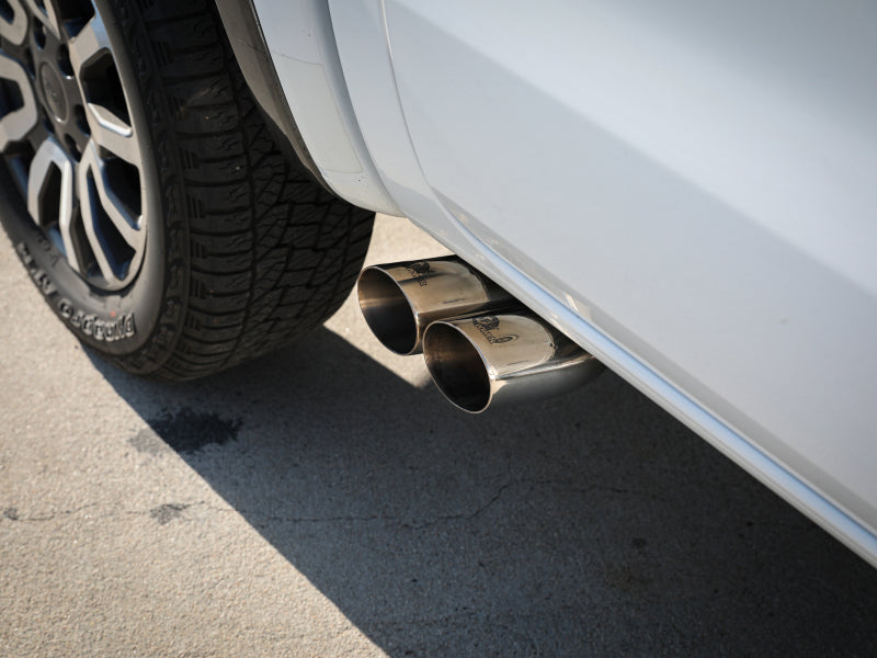 aFe Rebel Series 3in 304 SS Axle-Back Exhaust Side Exit w/ Polished Tips 19 Ford Ranger L4-2.3L (t) Axle Back aFe