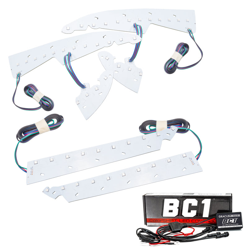 Oracle 14-15 GMC Sierra Headlight DRL Upgrade Kit - ColorSHIFT w/ BC1 Controller Headlights ORACLE Lighting