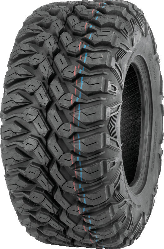 QuadBoss QBT846 Radial Utility Tire - 25x10R12 8Ply Tires - Off Road QuadBoss