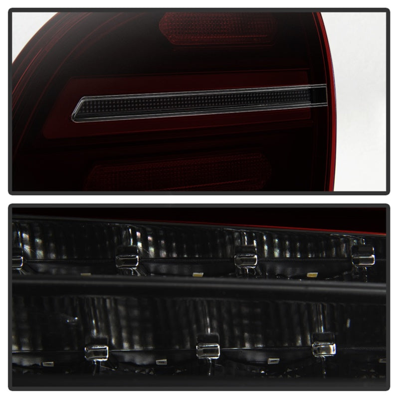 Spyder Porsche Cayenne 958 11-14 LED Tail Lights - Sequential Signal - Red Smoke Tail Lights SPYDER