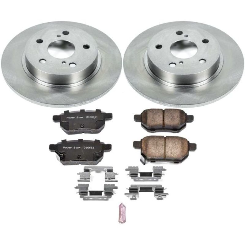 Power Stop 11-16 Scion tC Rear Autospecialty Brake Kit Brake Kits - OE PowerStop