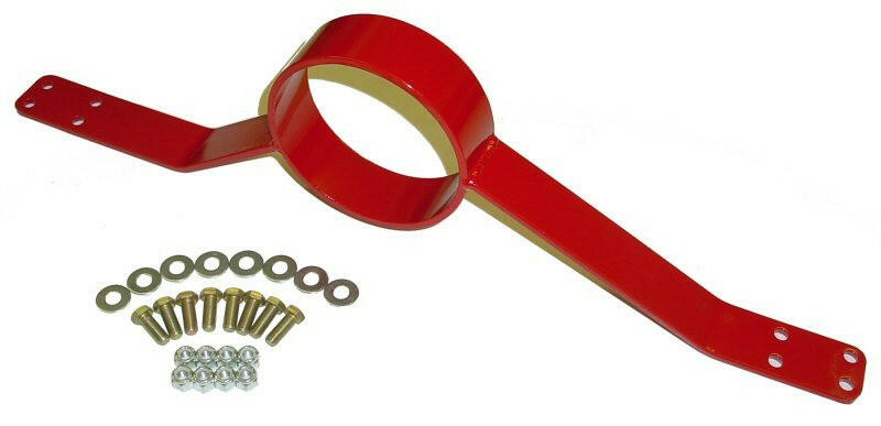 BMR 79-03 Fox Mustang Driveshaft Safety Loop - Red Driveshaft Loops BMR Suspension