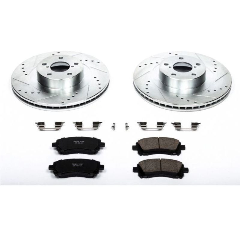 Power Stop 02-03 Subaru Impreza Front Z23 Evolution Sport Brake Kit Brake Kits - Performance D&S PowerStop