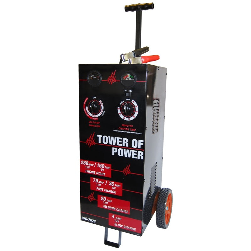 Autometer Wheel Charger Tower of Power Man 70/30/4/280 AMP Tools AutoMeter