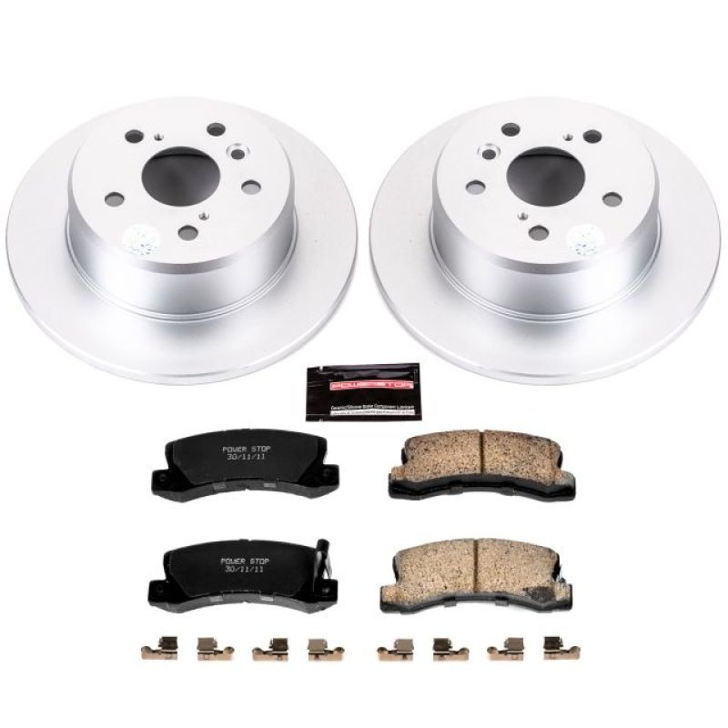 Power Stop 99-03 Lexus RX300 Rear Z17 Evolution Geomet Coated Brake Kit Brake Kits - Performance Blank PowerStop