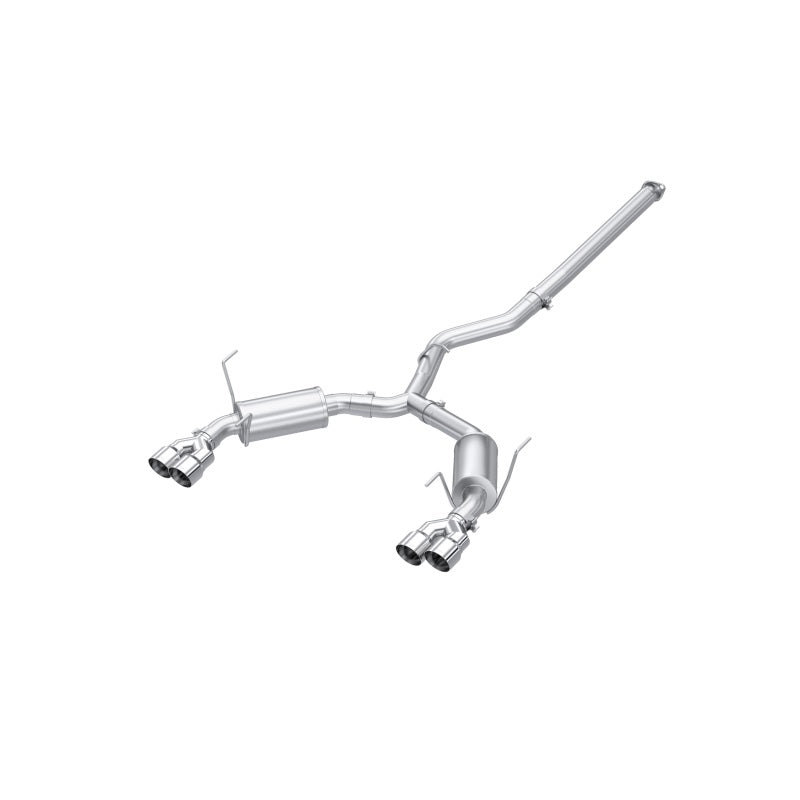 MBRP 2022+ Subaru WRX 3in Cat-Back Dual Split Rear Quad Tips Street Profile Exhaust Catback MBRP