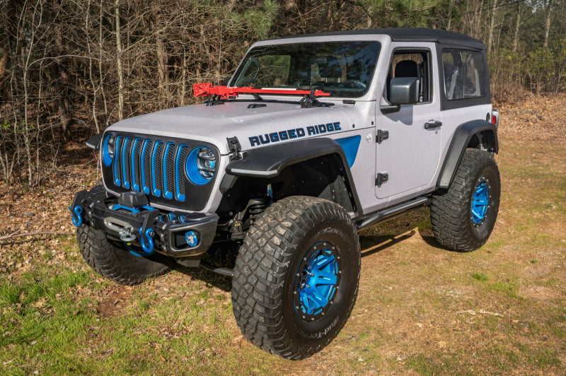 Rugged Ridge Max Terrain Fender Flare Set F & R 18-22 Jeep Wrangler JL Fenders Rugged Ridge