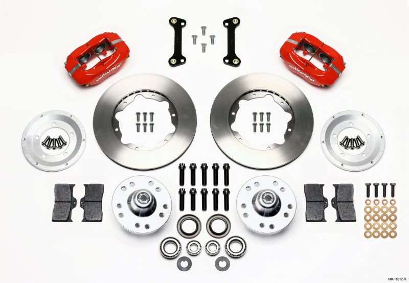 Wilwood Forged Dynalite Front Kit 11.00in Red 82-92 Camaro//Firebird Big Brake Kits Wilwood