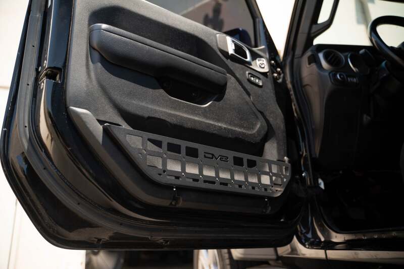 DV8 Offroad 2018+ Jeep Wrangler JL/Gladiator JT Slim Front Door Molle Pockets Exterior Trim DV8 Offroad