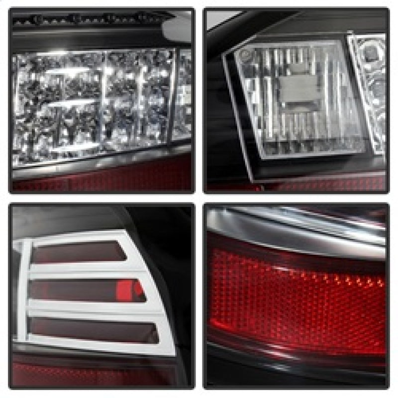 Spyder Pontiac Grand Prix 97-03 LED Tail Lights Black ALT-YD-PGP97-LED-BK Tail Lights SPYDER