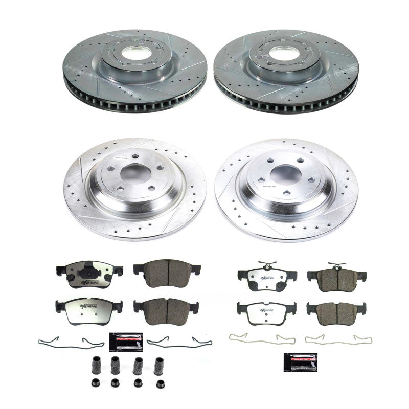Power Stop 21-22 Ford Bronco Sport Front & Rear Z36 Truck & Tow Brake Kit Brake Kits - Performance D&S PowerStop