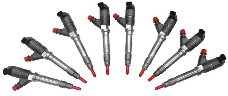 Exergy 04.5-05 Chevrolet Duramax 6.6L LLY New 100% Over Injector - Set of 8 Fuel Injectors - Diesel Exergy