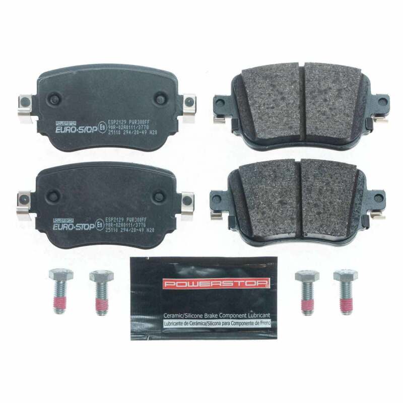 Power Stop 15-20 Volkswagen Passat Euro-Stop ECE-R90 Rear Brake Pads Brake Pads - OE PowerStop