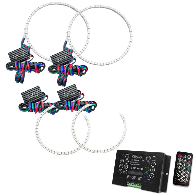Oracle Dodge Ram 02-05 Halo Kit - ColorSHIFT w/ 2.0 Controller Headlights ORACLE Lighting