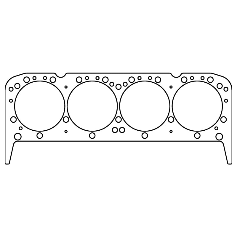Cometic GM SB 18/23 Deg 4.200in Bore 0.043in Copper Head Gasket (No Steam Holes) Head Gaskets Cometic Gasket