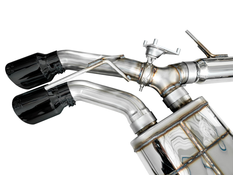 AWE Tuning 2021+ Cadillac CT4-V Blackwing SwitchPath Exhaust - Diamond Black Tips Catback AWE Tuning