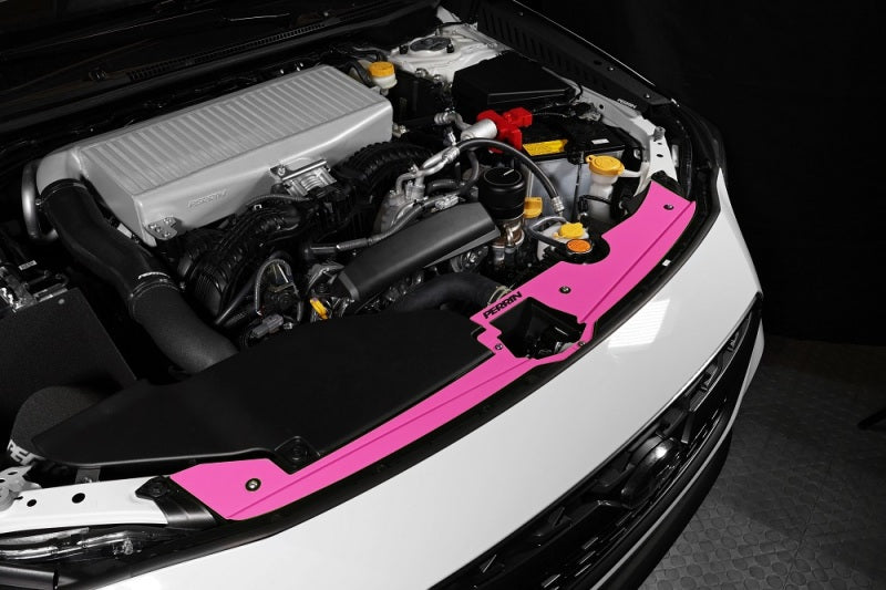 PERRIN 22-25 Subaru WRX Radiator Shroud - Hyper Pink Radiator Shrouds Perrin Performance