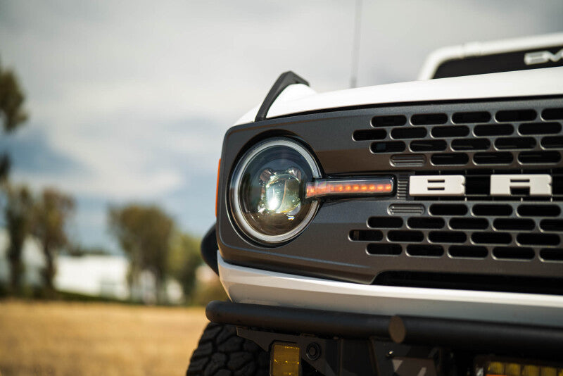 DV8 Offroad 2021-2025 Ford Bronco Black Headlights Headlights DV8 Offroad