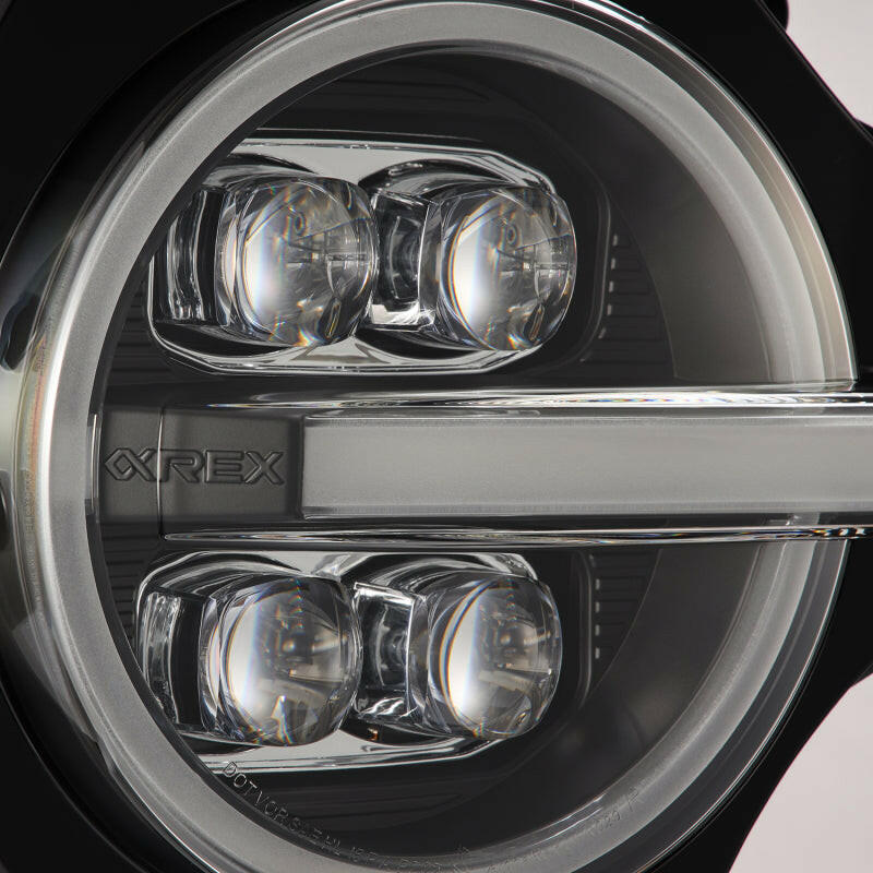 AlphaRex 21-23 Ford Bronco NOVA LED Projector Headlights Black Headlights AlphaRex