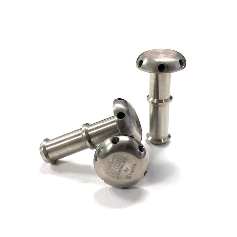 Ticon Industries Tig Aesthetics Titanium Shower Diffuser - Barb Outlet - 3 Piece (1 Box) Purge Plugs Ticon