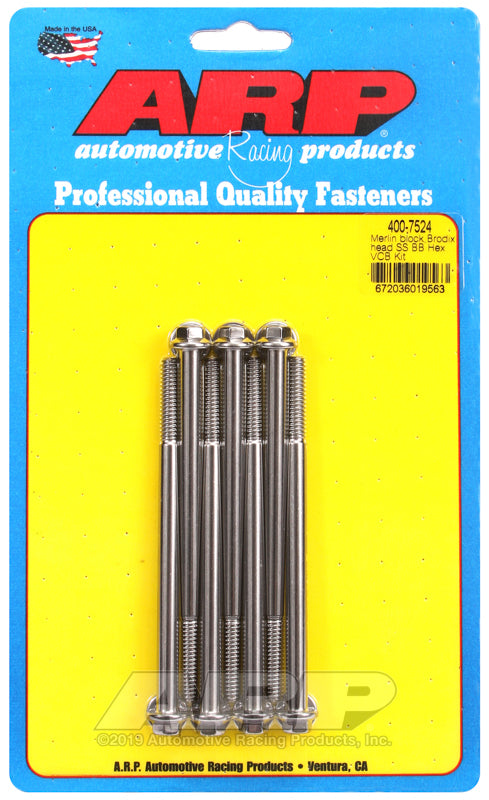 ARP Merlin block, Brodix head BB hex valve cover bolt kit Hardware Kits - Other ARP