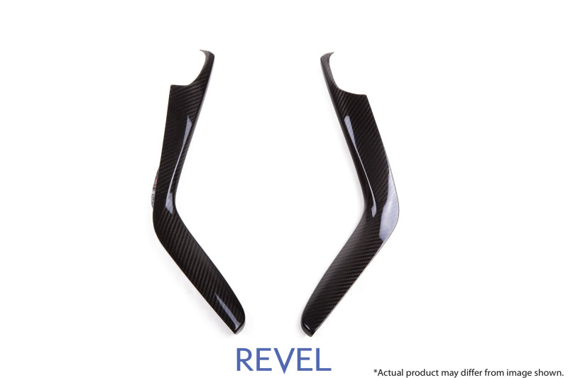 Revel GT Dry Carbon Center Console Side Panels (Left & Right) 16-18 Honda Civic - 2 Pieces Carbon Accessories Revel