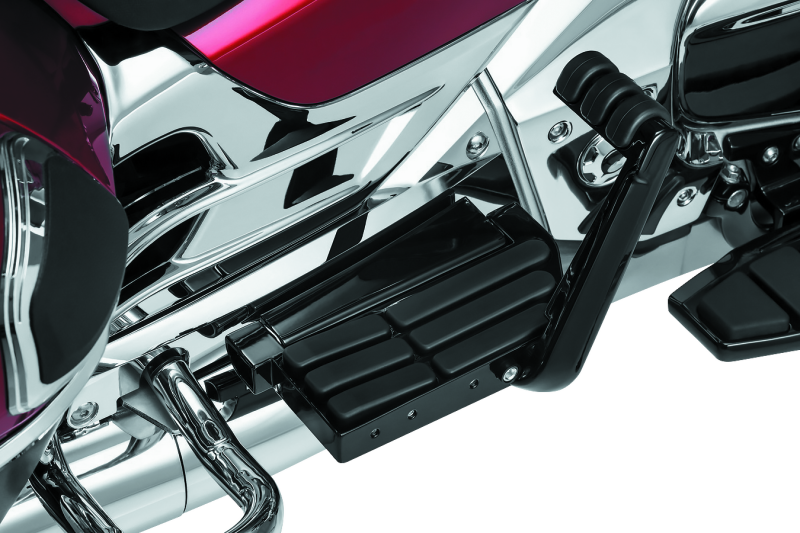 Kuryakyn Transformer Floorboards 01-17 Honda GL1800 Black Footpegs Kuryakyn