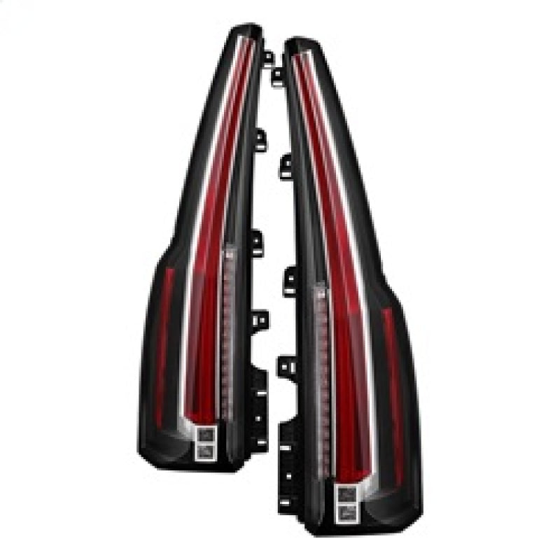 xTune GMC Yukon 15-17 LED Tail Lights (Escalade Style) - Black ALT-JH-GY15-2IN1LED-BK Tail Lights SPYDER