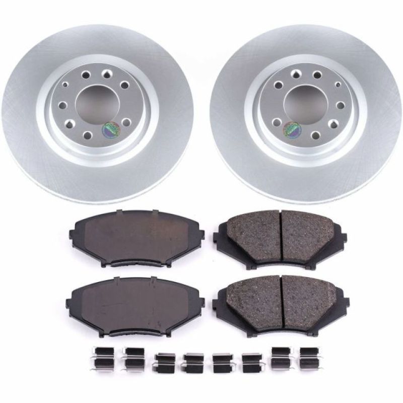 Power Stop 04-11 Mazda RX-8 Front Z17 Evolution Geomet Coated Brake Kit Brake Kits - Performance Blank PowerStop