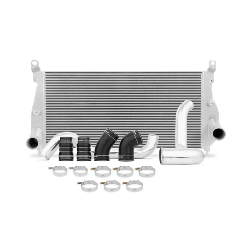 Mishimoto 02-04.5 Chevrolet 6.6L Duramax Intercooler Kit w/ Pipes (Silver) Intercooler Kits Mishimoto