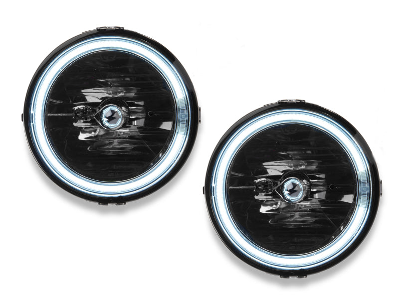 Raxiom 05-12 Ford Mustang GT LED Halo Fog Lights (Smoked) Headlights Raxiom