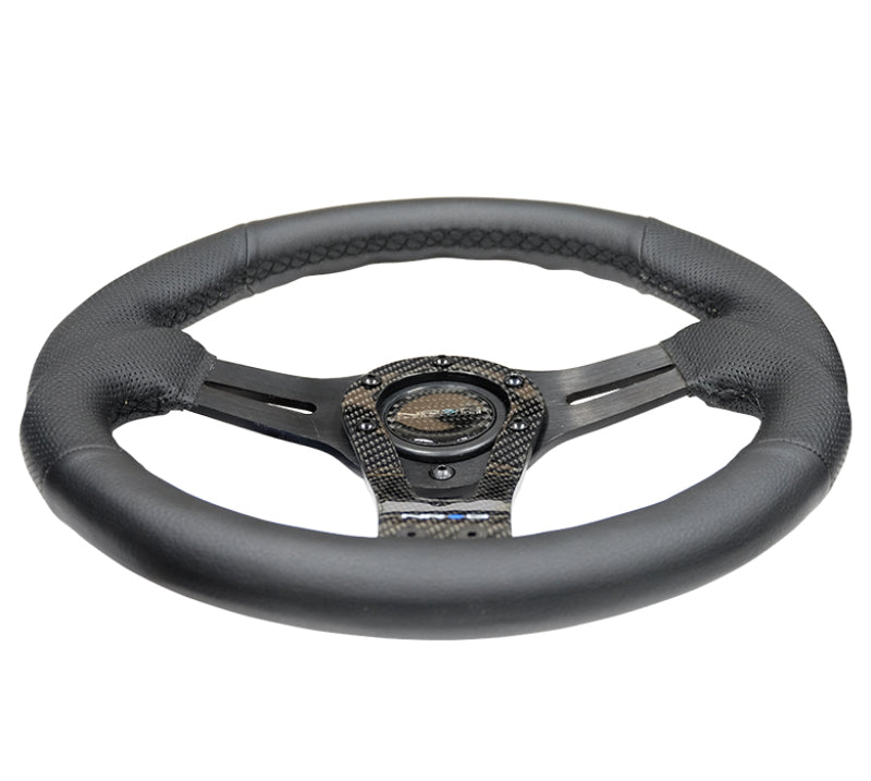 NRG Reinforced Steering Wheel (320mm) w/Carbon Center Spoke Steering Wheels NRG