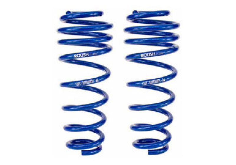 Roush 2005-2014 Ford Mustang Stage 2/3 Rear Coil Springs (For Use w/ 401296) Lowering Springs Roush