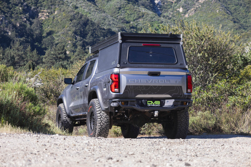DV8 Offroad 23-26 Chevrolet Colorado/GMC Canyon Tube Rear Bumper - Micro Texture Black Powder Coat Bumpers - Steel DV8 Offroad