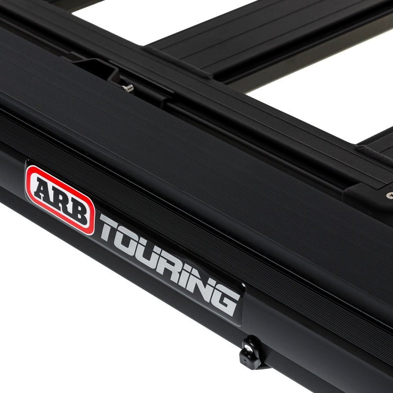 ARB Aluminum Awning, Black Frame, 8.2FT x 8.2FT, Installed with LED Light Strip Awnings & Panels ARB