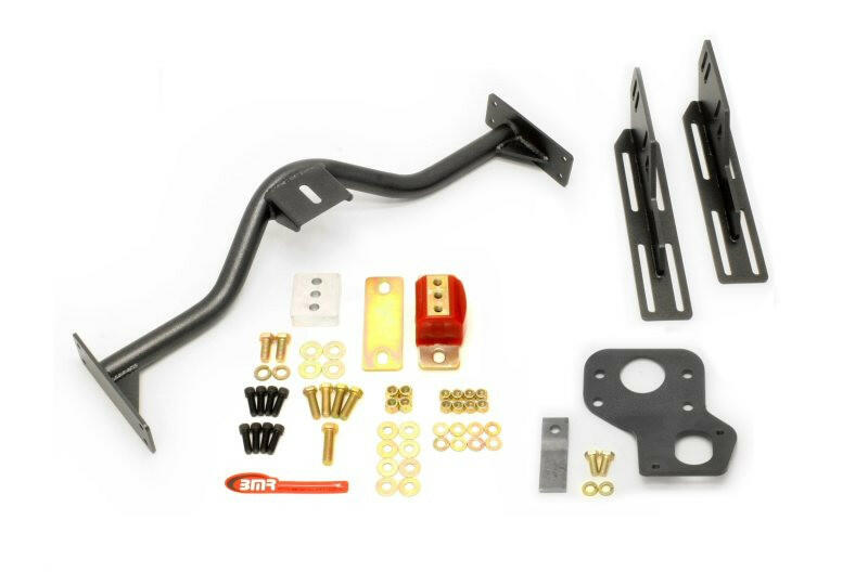 BMR 67-69 1st Gen F-Body T56 Six Speed Conversion Kit - Black Hammertone Crossmembers BMR Suspension