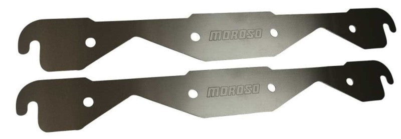 Moroso Small Block Chevy Exhaust Block Off Storage Plate - Pair Block Off Plates Moroso