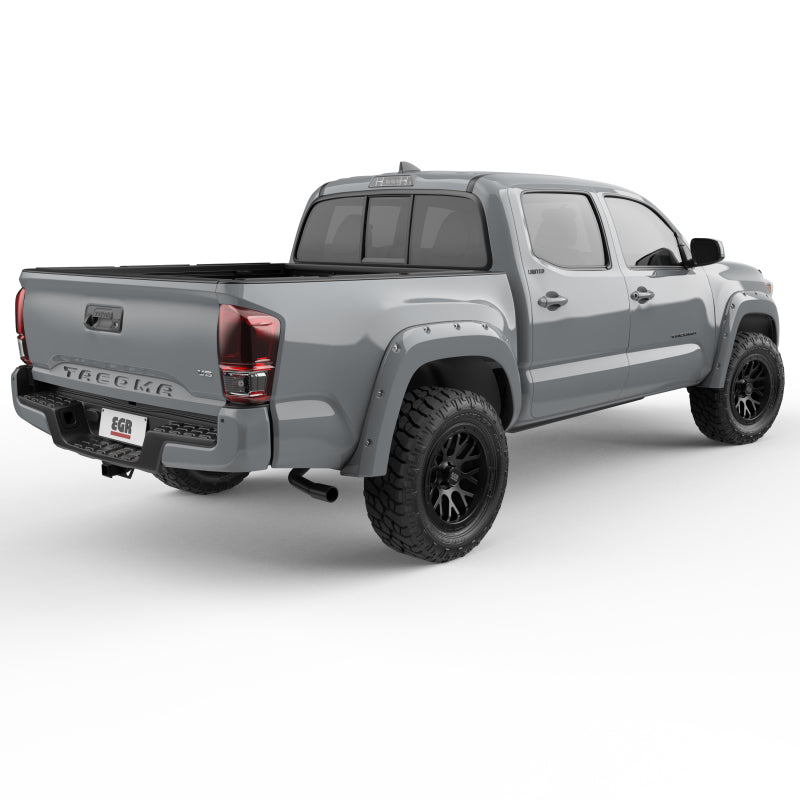 EGR 16+ Toyota Tacoma w/Mudflap Bolt-On Look Color Match Fender Flares - Set - MagneticGray Fender Flares EGR