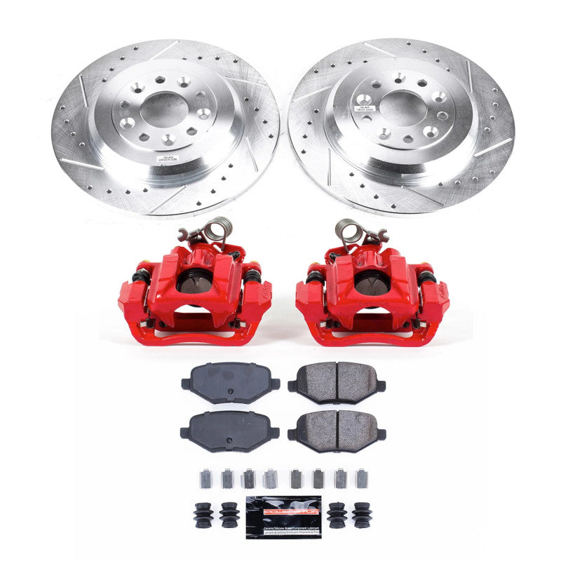 Power Stop 10-19 Lincoln MKT Rear Z23 Evolution Kit w/Calipers Brake Kits - Performance D&S PowerStop