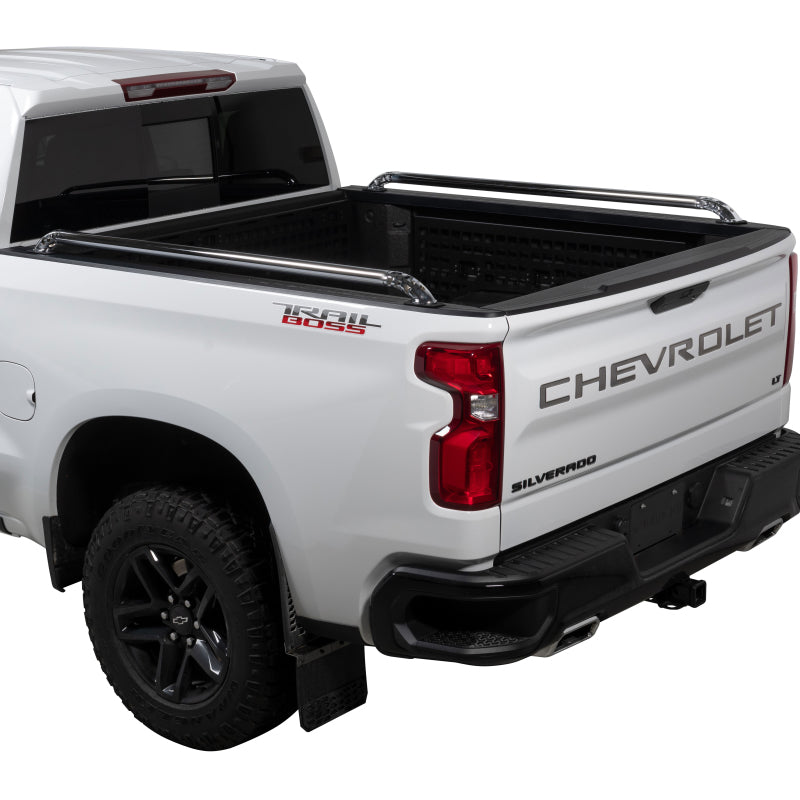 Putco 14-14 Chevrolet Silverado HD - 5.5ft Bed - CrossRail Locker Side Rails Body Armor & Rock Rails Putco