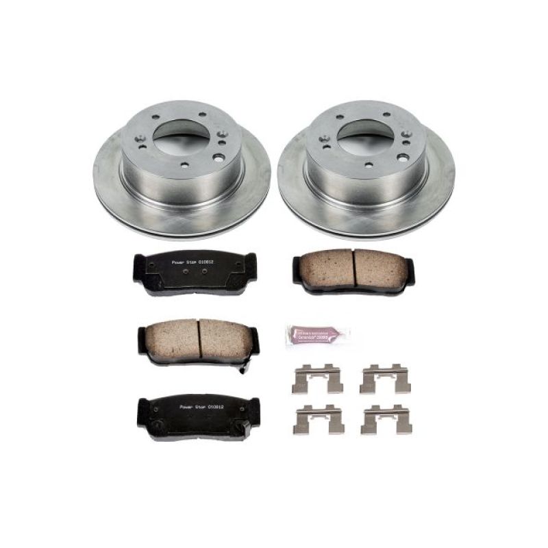 Power Stop 03-06 Kia Sorento Rear Autospecialty Brake Kit Brake Kits - OE PowerStop
