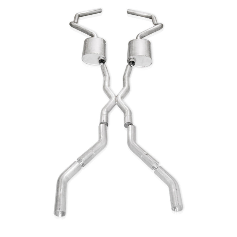 Stainless Works Chevy Camaro 1967-69 Exhaust 3in Stainless with X-Pipe Catback Stainless Works