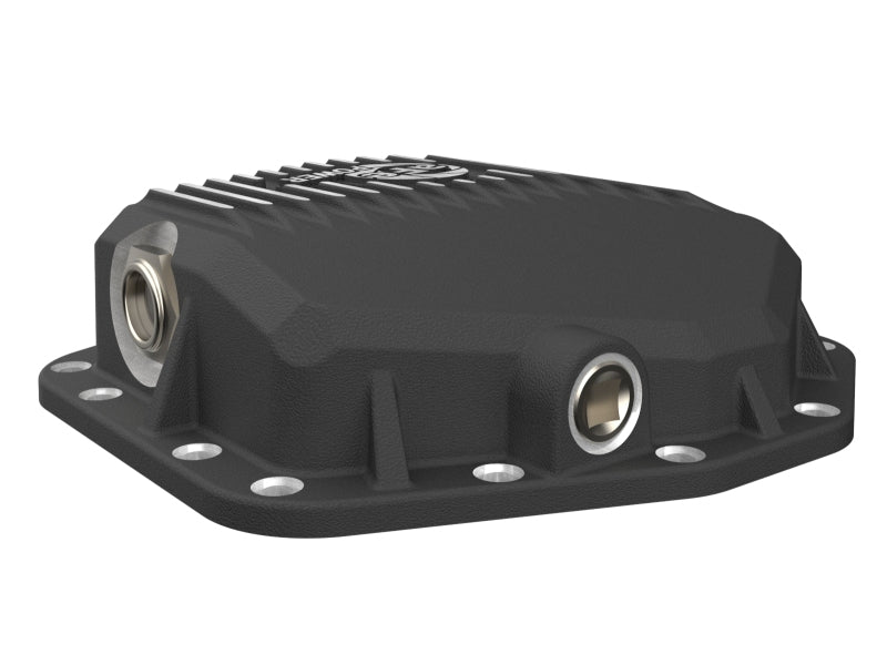 aFe Ford Bronco Raptor 22-25 V6-3.0L POWER Pro Series Rear Differential Cover Black w/ Machined Fins Diff Covers aFe